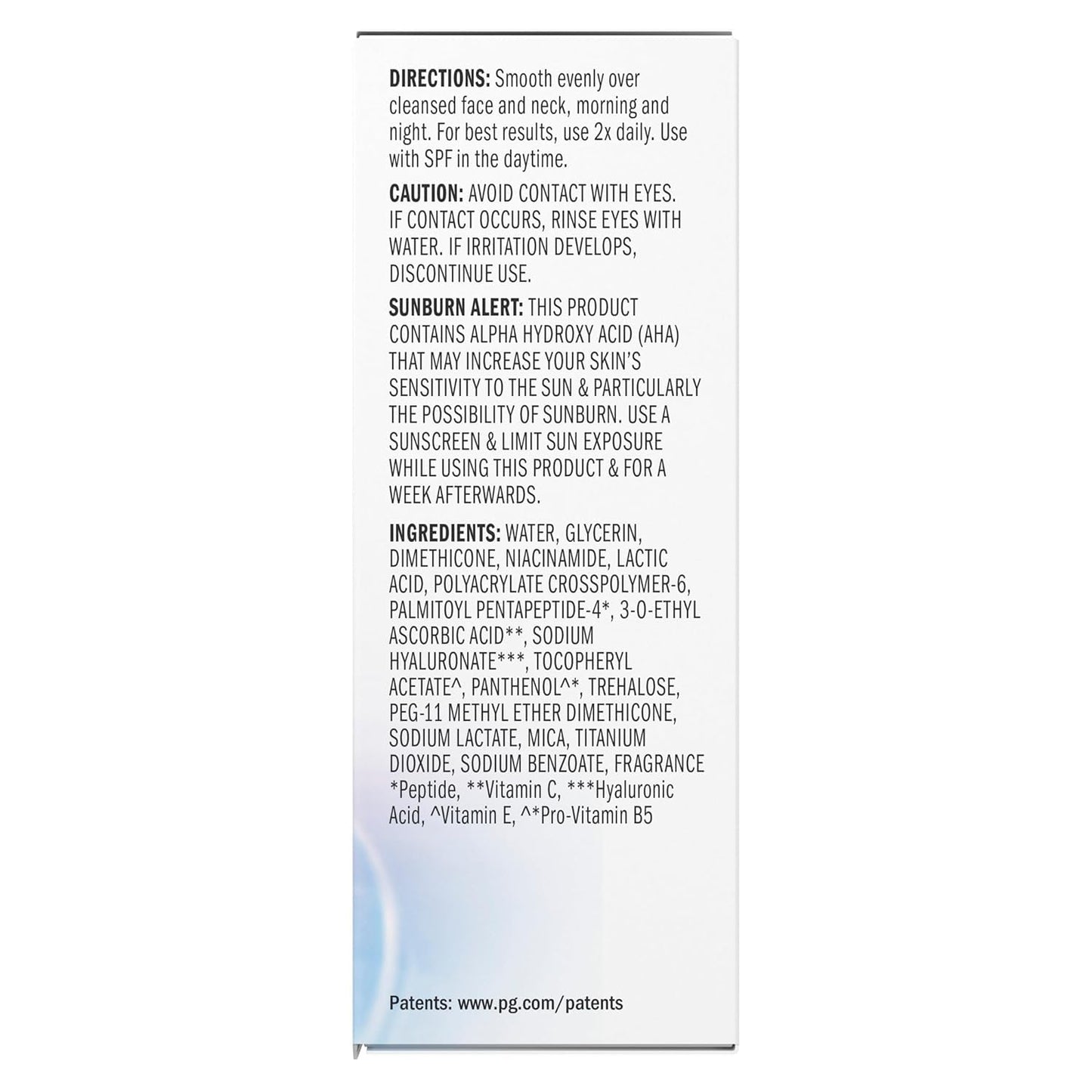Super Serum with Niacinamide, Vitamin C & E, Collagen Peptide & AHA – 5-in-1 Anti-Aging Serum for Brightening, Hydrating, Smoothing, Firming & Even Skin Tone, 1.7 oz