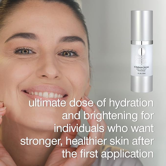 CONTROL CORRECTIVE C Defense Serum With Poly-Pore Technology - Advanced Vitamin C Serum Plus Hyaluronic Acid, Poly Pore Delivery System, Time Releases Actives, Sustains Hydration Throughout The Day