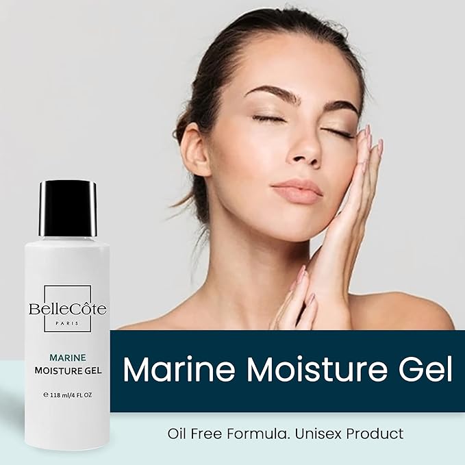Vitamin C Face Moisturizer Gel โ Lightweight Gel Moisturizer for Women with Marine Collagen โ Hydrating Facial Moisturizer for Oily Skin, Pores, Wrinkles & Rosacea Treatment โ 4oz