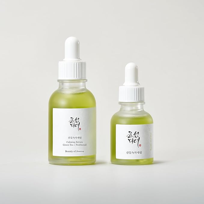 Beauty of Joseon Calming Serum Green Tea Panthenol Soothing, Moisturizing Sensitive, Acne-Prone, UV Irritated Skin, Daily Korean Skin Care for Men and Women (2 Fl.Oz.)