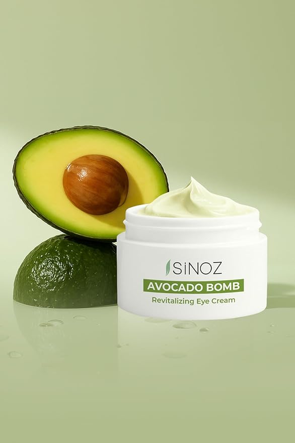 Avocado Eye Cream | Liposomal Caffeine & Matrixyl 3000 Peptides | Bright and Tight, Anti-Dark Circles, Eye Bags, Hydrating Under Eye Cream, Anti-Puffiness, Anti-Aging | 0.5 fl oz / 15 ml