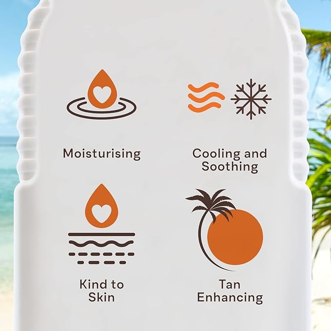 Malibu Miracle Tan Extender Lotion - After Sun Lotion & Deep Bronzing Enhancer, Hydrating Body Moisturizer with Aloe Vera & Vitamin E, Boosts Melanin, Summer Vacation Essential, Made in UK, 5 Fl Oz