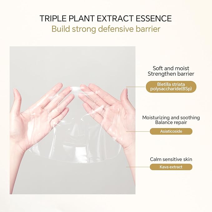 Bioactive Collagen Revitalizing Facial Mask for Women & Men Skin Care SPA,1+1 Packs Separated Essence and Powder Membrane, Moisturizing,Soothing,Repair,Firming, Anti-Aging (1 pair)