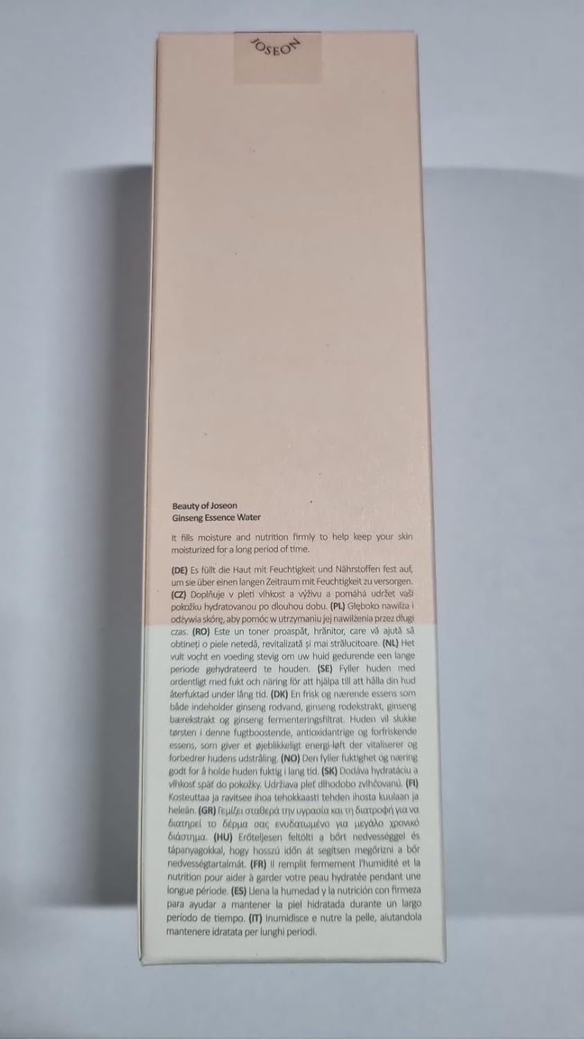๐ฟ Beauty of Joseon Ginseng Essence Water โ Korean Hydrating Face Toner for Dry & Dull Skin (150ml)