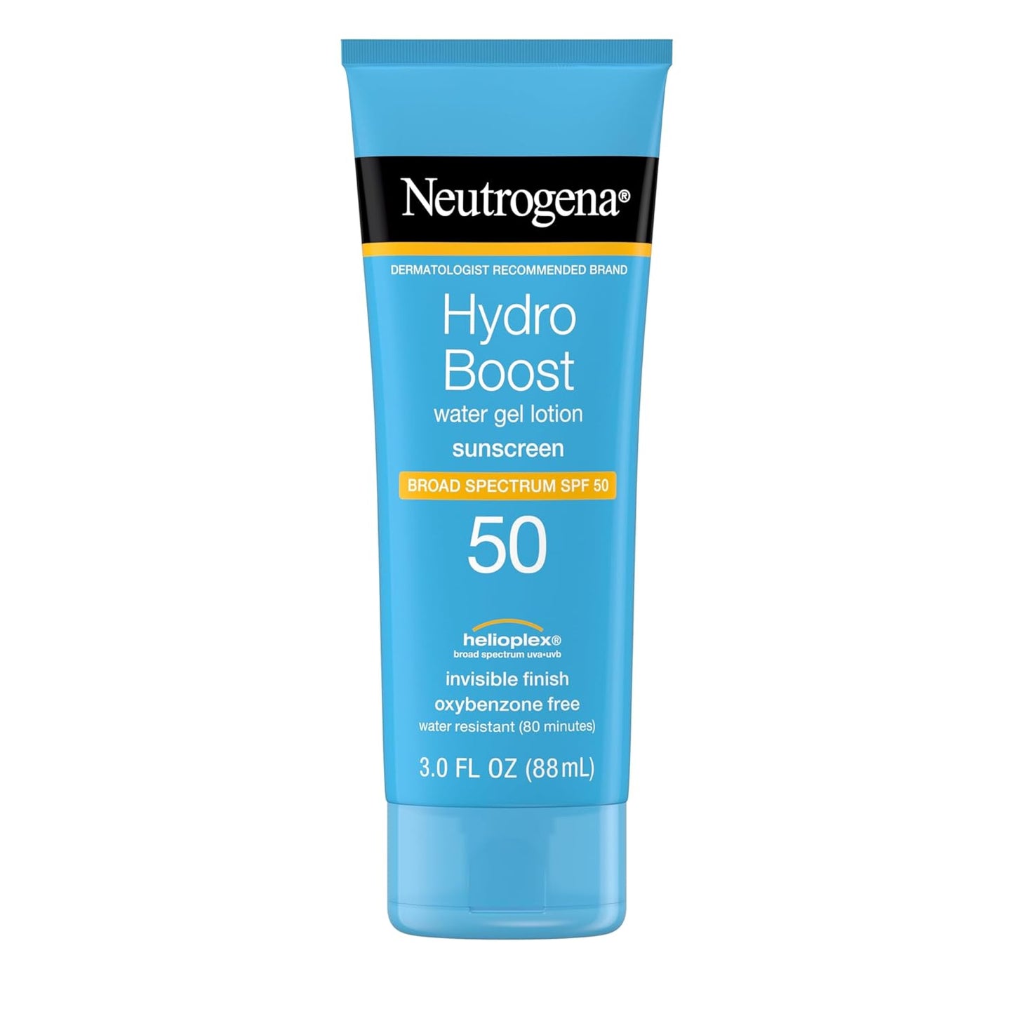 Hydro Boost Water Gel Sunscreen SPF 50 β Oil-Free, 3 oz βοΈπ§