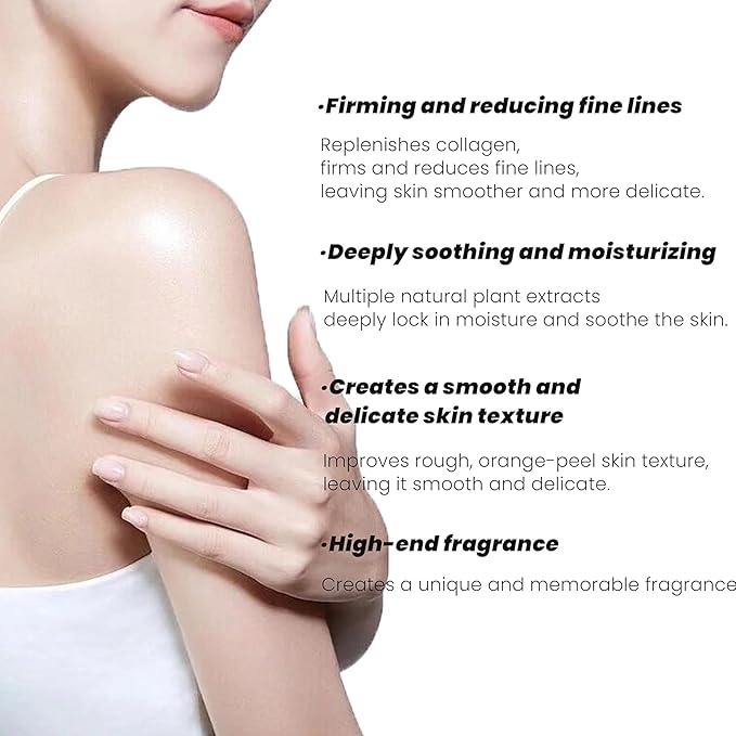 Champagne Lift Body Creme – Luxe-Lift Firming Complex & Pink Pepperslim for Tightened, Hydrated Skin (Sweet Almond Coconut)