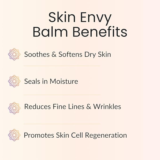 Vitality Extracts Skin Envy Balm - Moisturizer, Beeswax, Vitamin A, Skin Care, All Natural, Coconut Oil