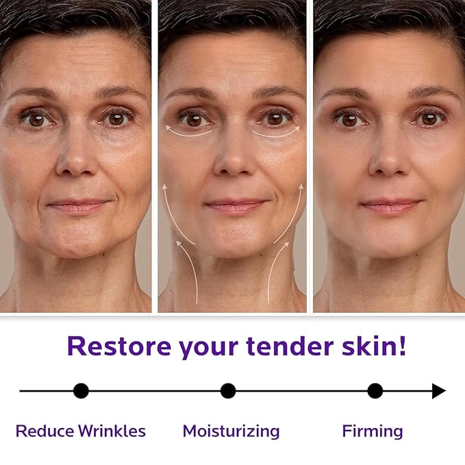 ZealSea Retinol Cream for Face with Collagen - Anti Aging Facial Moisturizer for Women to Tighten and Lift Skin, Firming Night Cream with Vitamin E and Hyaluronic Acid, 1.75 Oz