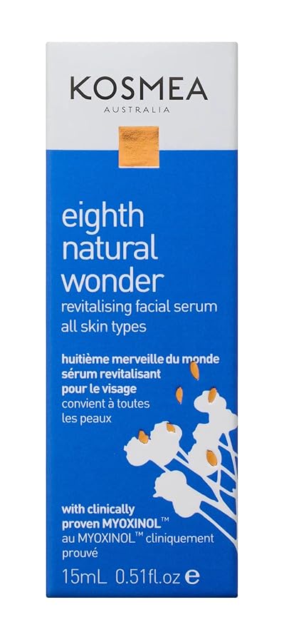 Kosmea Eighth Natural Wonder Facial Serum – Best Anti Aging Serum For The Face & Skin – Contains Myoxinal Derived From Hibiscus Seed & Certified Organic Rosehip Oil & More 0.501fl oz