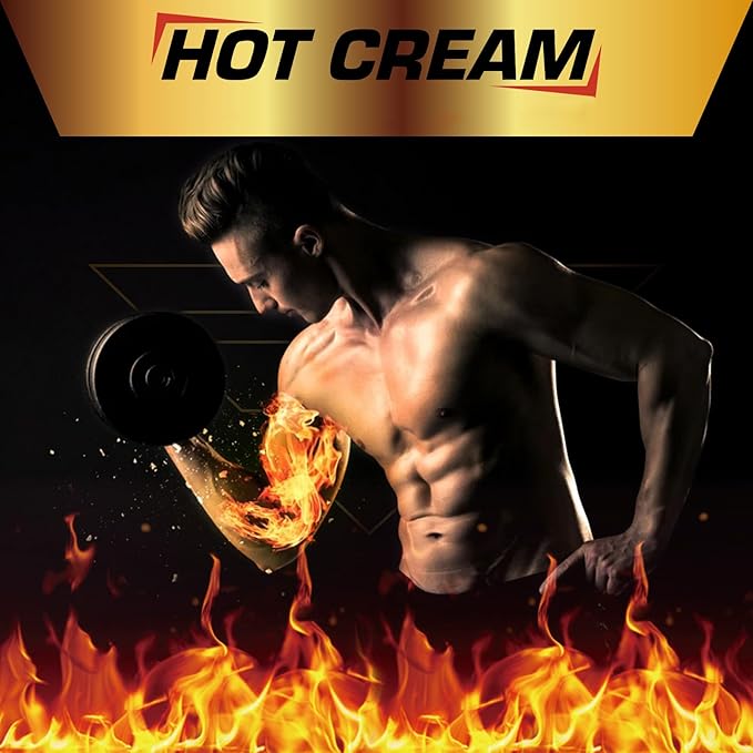 Hot Sweat Cream β Natural Workout Enhancer for Muscle Warm-Up & Skin Tightening β Supports Sweat & Circulation β for Women & Men β Belly, Thighs, Arms, 4fl.oz
