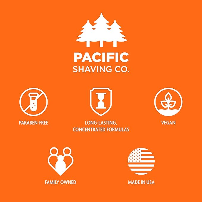 Pacific Shaving Company Bamboo Pre-Shave Scrub - Exfoliating Face Scrub & Cleanser - Daily Face Wash for Men with Aloe Vera & Willow Bark Extract - Soothes, Moisturizes & Controls Blemishes (2 Pack)