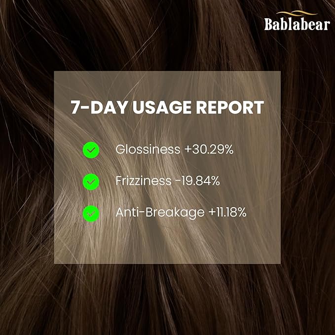 Bablabear Hair Oil for Frizzy Hair,Hydrating Oil Serum to Repairs Damaged,Aceite Para El Cabello Strengthens and Provides Heat Protection |Adds Hair Shine and Smooths Split Ends.