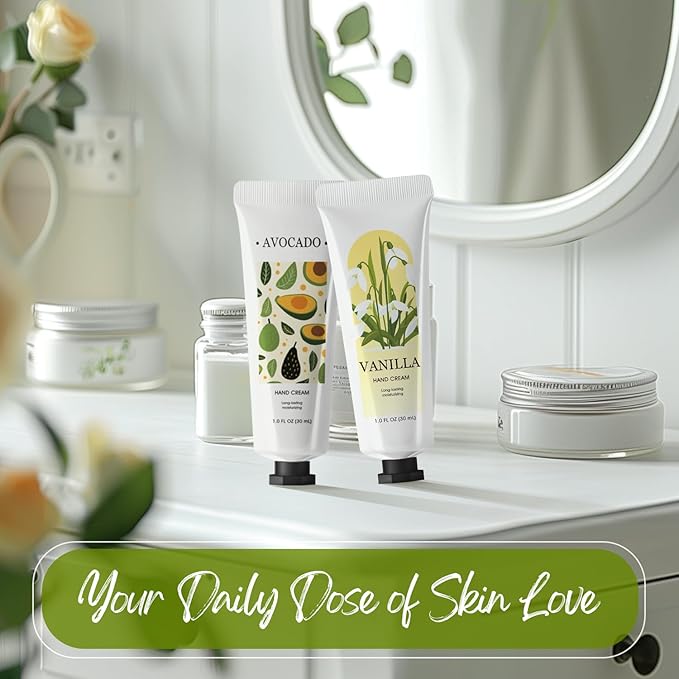 Green Canyon Spa 20 Pack Hand Lotion, Mini Hand Cream, Travel Size Lotion for Women, Teacher Gifts, Bridesmaid Gifts and Bachelorette Party Favors.