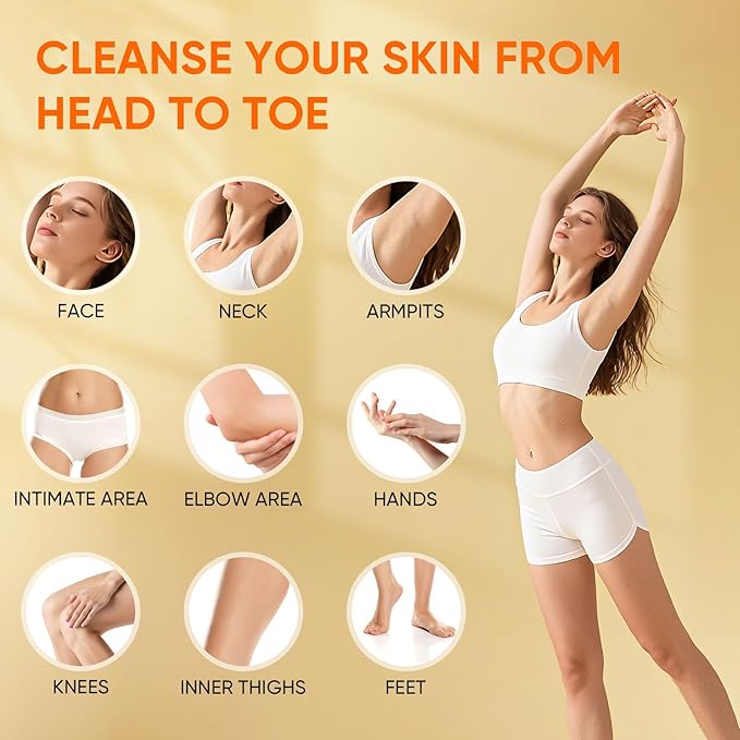 Turmeric Cleansing Pads 50 Pcs+Tumeric Soap Bar+Tumeric Face Wash with Brush, Turmeric Pads for Face and Body,Lemon Turmeric Soap for Wash, Daily Gentle Skin Cleanser Set for All Skins