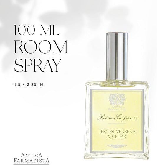 Antica Farmacista Room Spray - Lemon, Verbena and Cedar, 3.4 Fl Oz (Pack of 1)
