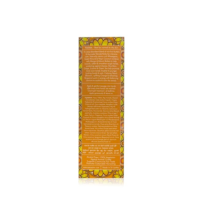 SPA CEYLON Neroli Jasmine No Age Serum Enriched Hand Cream | Daily Hand Care | Moisturizing | Skin Rejuvenation | Aromatic