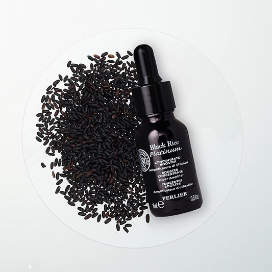 Perlier Black Rice Platinum Ultra Renewing Booster Face Serum, 0.5 fl. oz.
