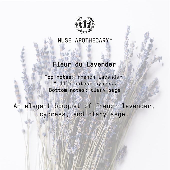 Muse Apothecary Hand Ritual - Aromatic and Nourishing Foaming Hand Soap, Infused with Natural Aromatherapy Essential Oils - USDA Certified Biobased - 11.5 oz, Fleur du Lavender, Pack of 2