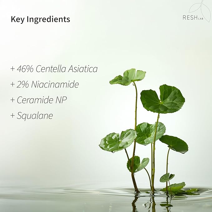 Rash Lab Cica Cream – Korean Centella Face Moisturizer for Sensitive Skin | Anti-Redness Soothing Repair Cream with Niacinamide & Ceramide | Lightweight Hydrating Daily Facial Moisturizer 50 ml