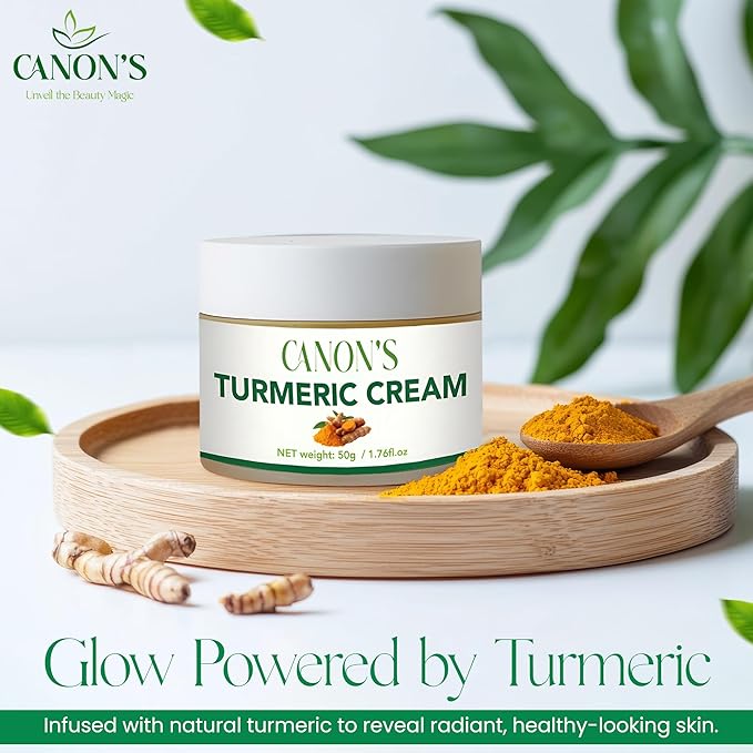 Turmeric Brightening Face Cream β Anti-Aging Facial Moisturizer with Vitamin E, Reduces Dark Spots, Wrinkles, and Improves Skin Tone β Skin Lightening Cream / 1.76fl oz