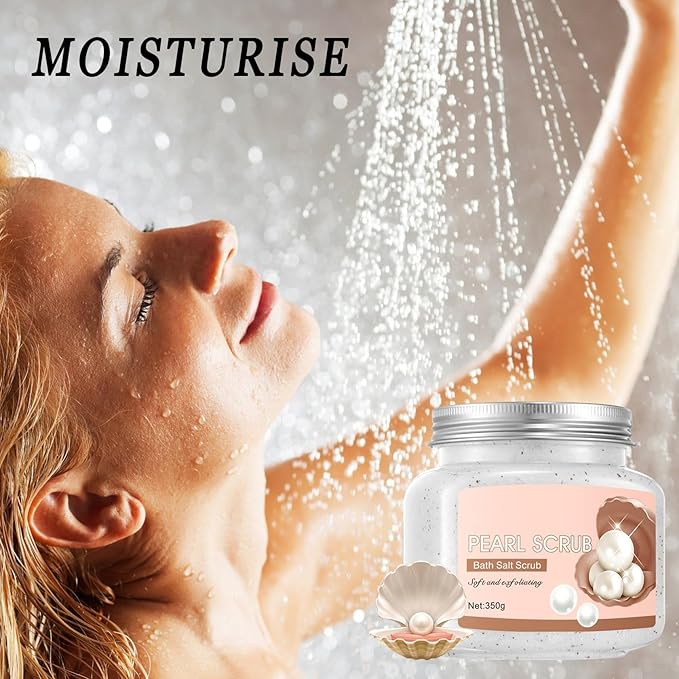 Premium Body Scrub to Exfoliate & Moisturize Skin,Deep Cleansing Body Exfoliator Scrub for Men & Women,Long Lasting Hydrating Smooth exfoliating Body Salt Scrub for All Skin Types P