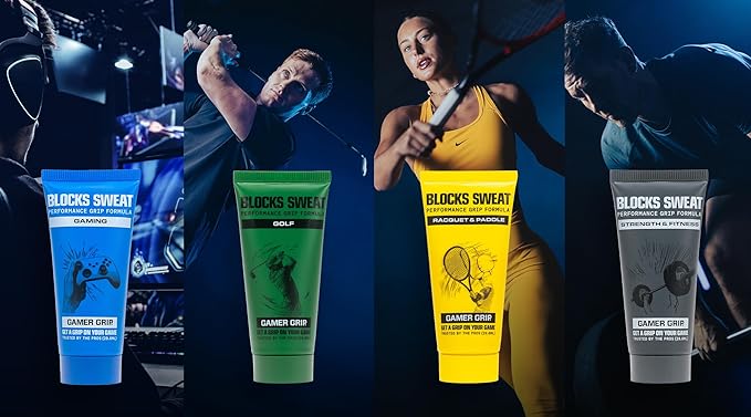 New Golf Grip Lotion by Gamer Grip– Sweat-Resistant, Fast-Drying Hand Cream for Stronger Grip – No Chalk, No Mess, No Residue – Made in USA