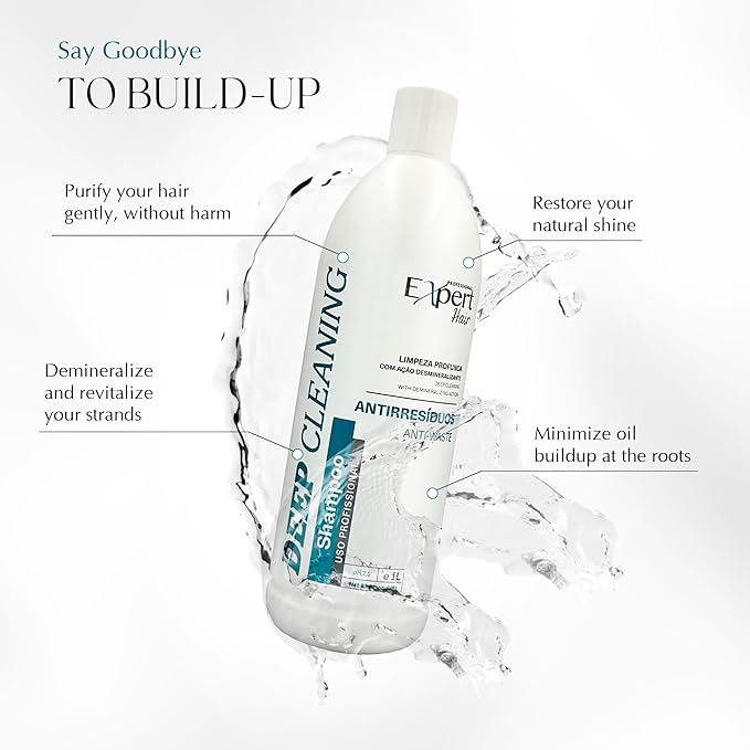 Expert Anti-Residue Shampoo | Color & Softness Maintenance | Hair Detox for All Types | Sulfate-Free Formula | 1L/33.8 Fl oz
