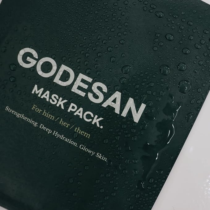 Hydrogel Face Mask Pack 5pcs - Rich Collagen, Deep Moisture, Ginseng, Tea Tree, Hyaluronic, Overnight Mask, All skin type
