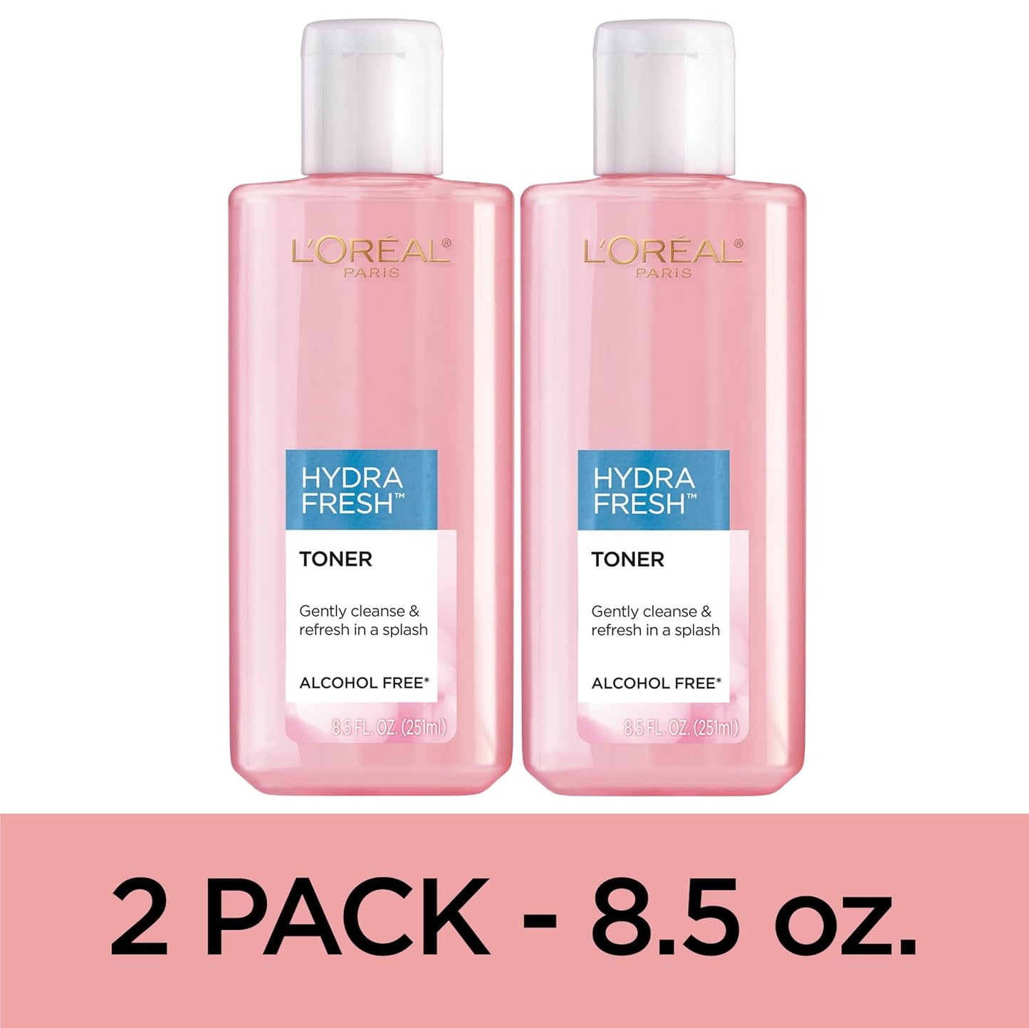π¦ L'Oreal Paris Hydrafresh Face Toner β Pro-Vitamin B5 for Smooth & Bright Skin (2 Count)