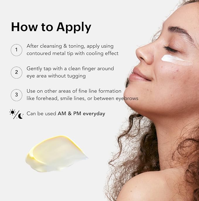 Knours Dark Circle And Wrinkle-Freeze Peptide Eye Cream | Caffeine | Puffiness Fines Lines | One Perfect Plumping + Firming | Hyaluronic Acid + Vitamin C + Shea Butter | Vegan Korean