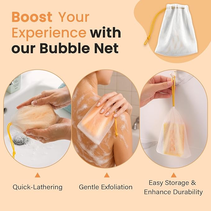 QOOQ Turmeric Kojic Acid Soap for Dark Spots Brightening – Face and Body Wash with Vitamin C, Retinol, Collagen, Vitamin E, Glycerin, Shea Butter & Castile Olive Oil – Soap for Women & Men (120g x 2)