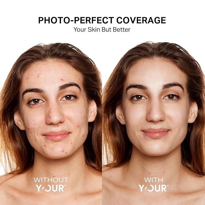 Y’OUR Tinted Moisturizer: Hydrating & Anti-Aging Tinted SPF 30 Makeup; Fragrance-Free, Oil-Free for Dry, Oily & Combination Skin. Made in USA. 1.35 fl. oz (Medium)