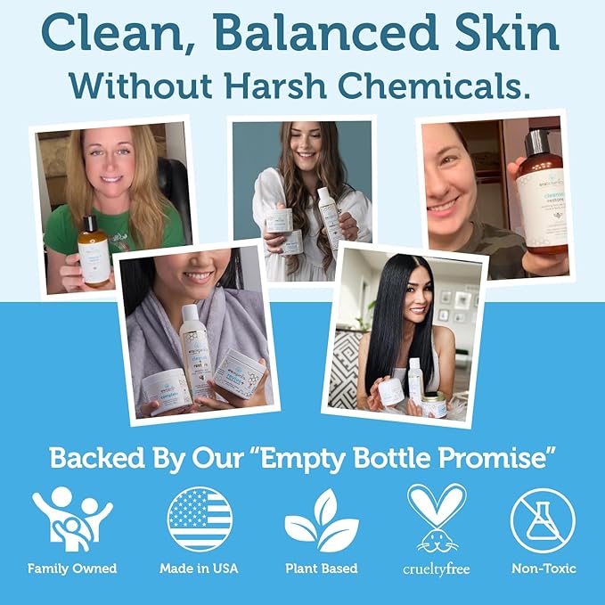 Manuka Honey Face Wash for Women and Men - Sulfate Free Moisturizing Cleanser with Organic Aloe Vera - Soothing Plus Gentle on Dry Skin Facial Cleanser Made in USA - 4oz