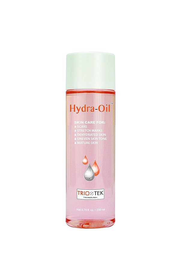 Scar Removal Serum - 200 ml Hydrating Oil for Face and Body - Treatment for Acne Scars, Stretch Marks, and Dark Spots - Vitamin E & A