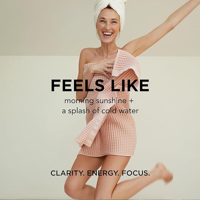 By Rosie Jane Wake Body Wash - Creamy, Hydrating Body Wash Made with Eucalyptus, Grapefruit & Lemon - Supports Skin Elasticity & Builds Collagen - Vegan & Non-Toxic (350ml)