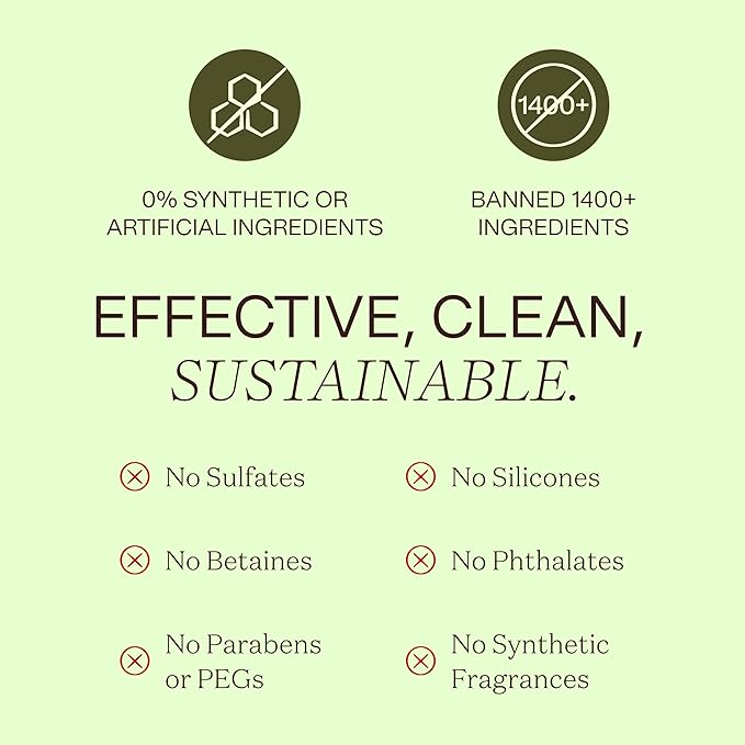 Ingreendients Non Toxic Vegan Volumizing Shampoo with Organic Ingredients For Fine Hair - Strengthening Barley Protein and Chia Seeds, Color Safe, Paraben & Gluten Free, Silicone & Sulfate Free