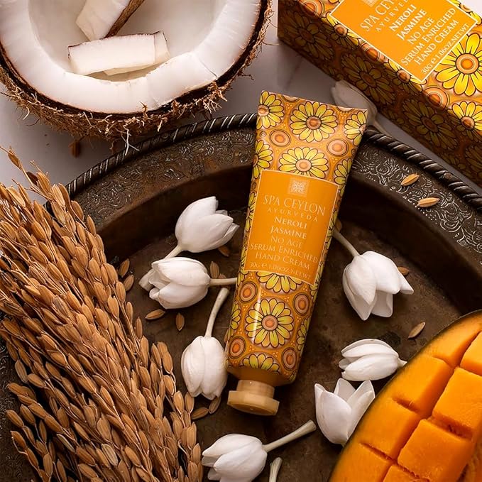 SPA CEYLON Neroli Jasmine No Age Serum Enriched Hand Cream | Daily Hand Care | Moisturizing | Skin Rejuvenation | Aromatic