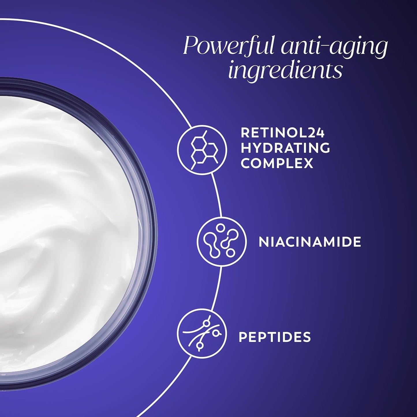 Retinol Face Moisturizer for Women β 24 MAX Anti-Aging Night Cream with Peptides & Glycerin, Fragrance-Free & Non-Greasy β Hydrating, Firming, Anti-Wrinkle Skincare for Fine Lines, 1.7 oz