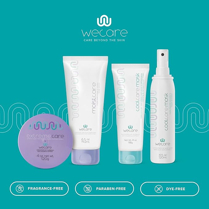 WeCare Extremecare Super Moisturizer for Sensitive and Dry Skin - Chemo Support Cream - Dermatological Care for Oncology Patients - Radiation Relief and Comfort - 4.23 oz