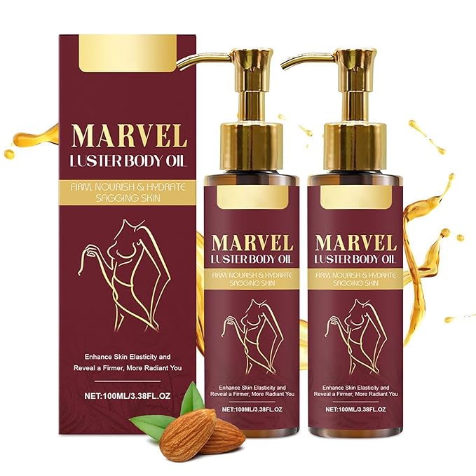 Body Firming Oil, Natural Botanicals Firming O il for Women, Fast-Absorbing with Cactus Extract & Camellia Oil, Vitamin E, Targets Abdomen/Thighs(2PCS)