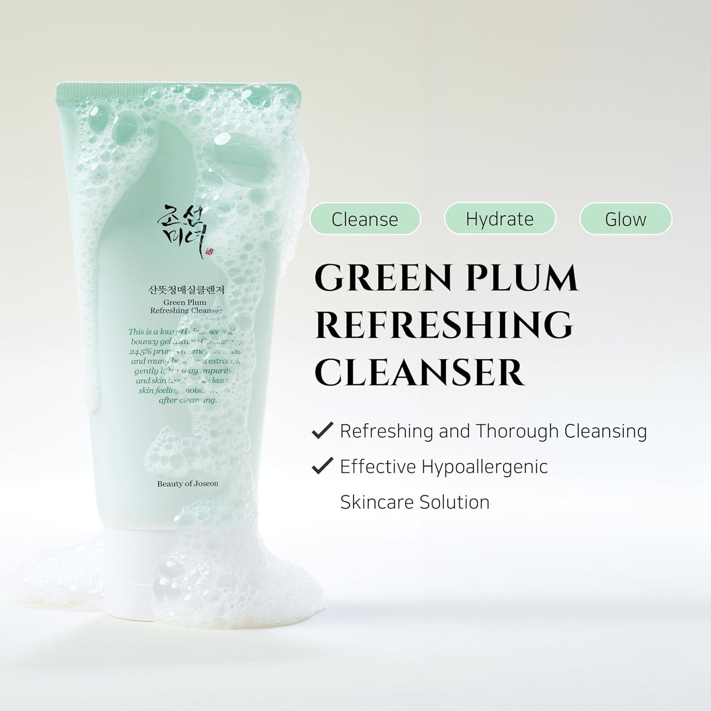 π§ Beauty of Joseon Cleansing & Moisture Trio β Ginseng Cleansing Oil, Green Plum Cleanser & Ginseng Essence Water (Korean Skincare Set)