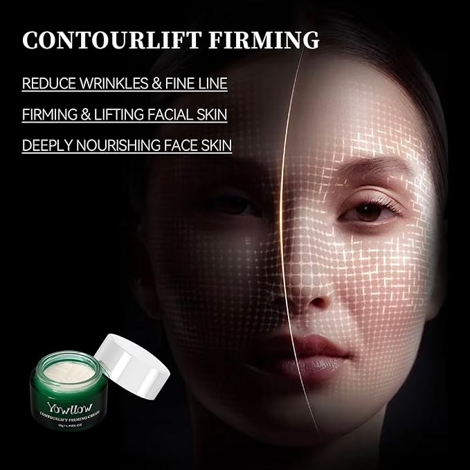 Anti-Aging Skin Moisturizer,Hydrating & Firming Skin Cream to Help Face Neck Lifting,Tightening and Reducing Wrinkle,Light Repair Cream for Women Men
