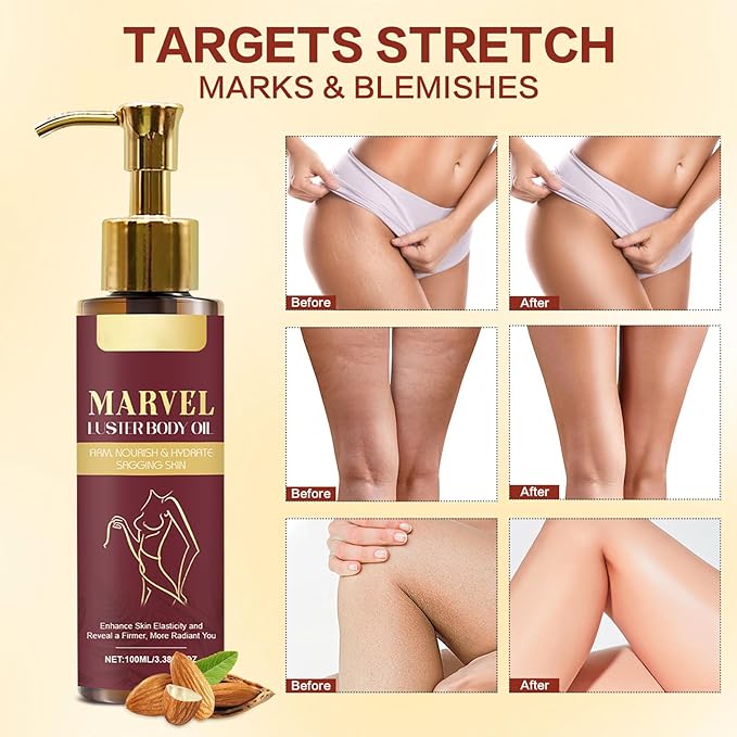Body Firming Oil, Natural Botanicals Firming O il for Women, Fast-Absorbing with Cactus Extract & Camellia Oil, Vitamin E, Targets Abdomen/Thighs(2PCS)
