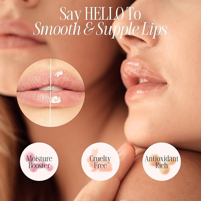 YUGLO Lip Sleeping Mask | Peach Flavor | Hydrating & Soothing Lip Treatment for β¨Dry, Chapped Lips | Plumps & Moisturizes | Overnight Lip Repair