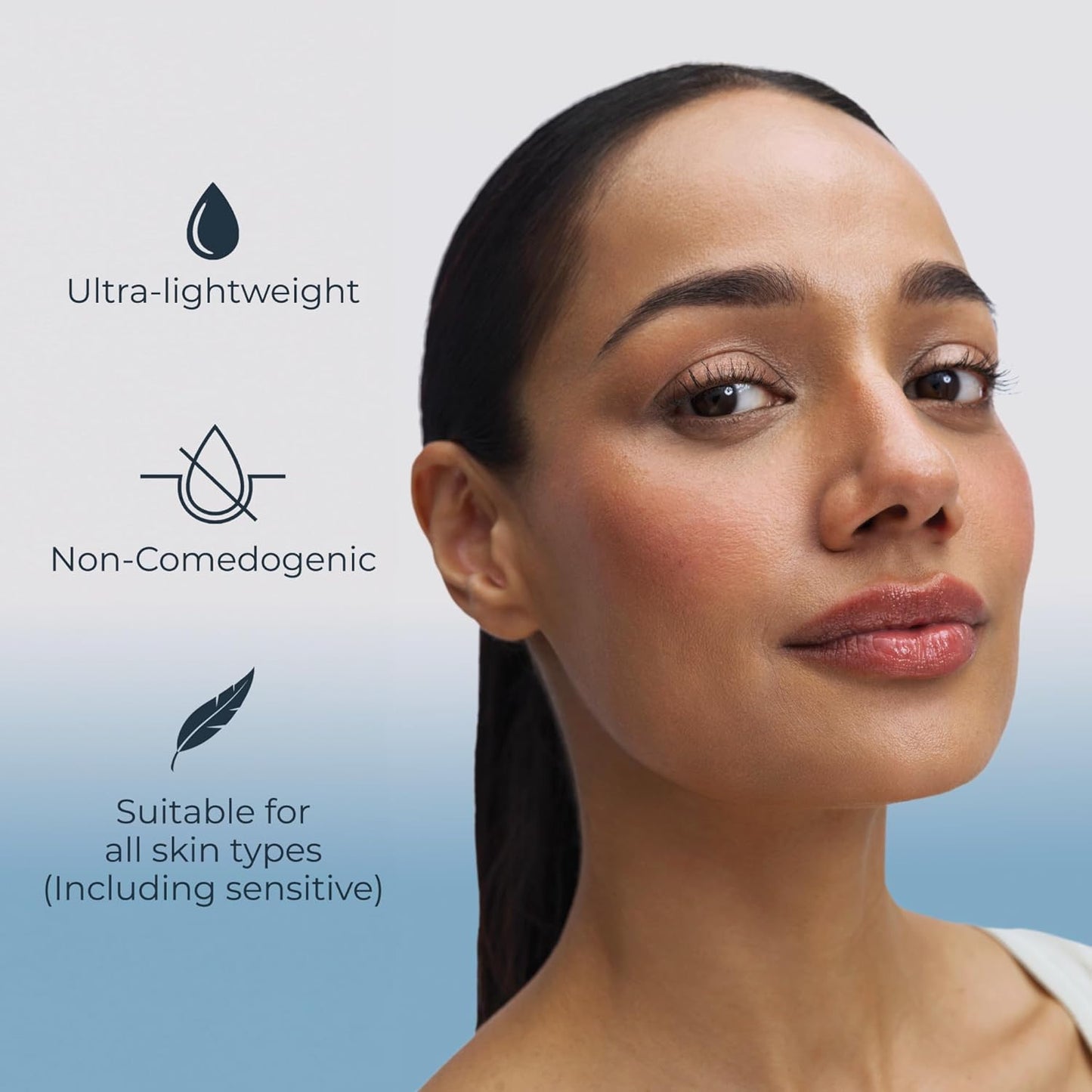 Hydrating Hyaluronic Acid Face Serum – Lightweight Anti-Aging Moisture Booster for Fine Lines & Wrinkles – Daily Facial Serum for All Skin Types, 1 Fl Oz