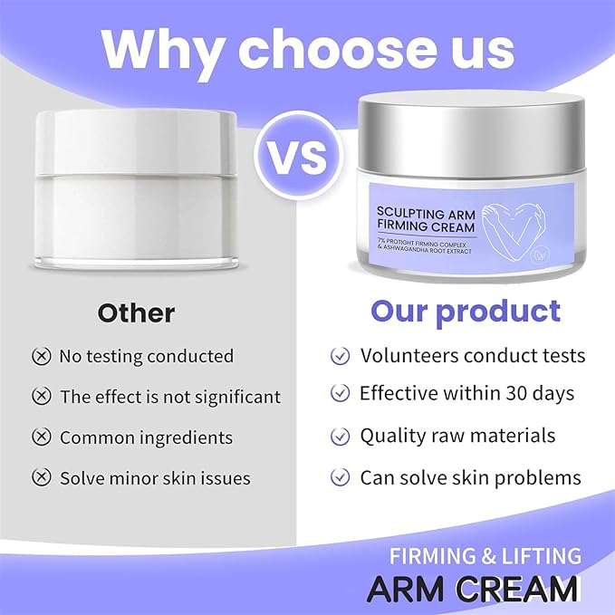 Arm Creams & Neck Cream for Tightening and Firming, Improve Loose Skin With Firming Complex & Ashwagandha Root Extract (2)