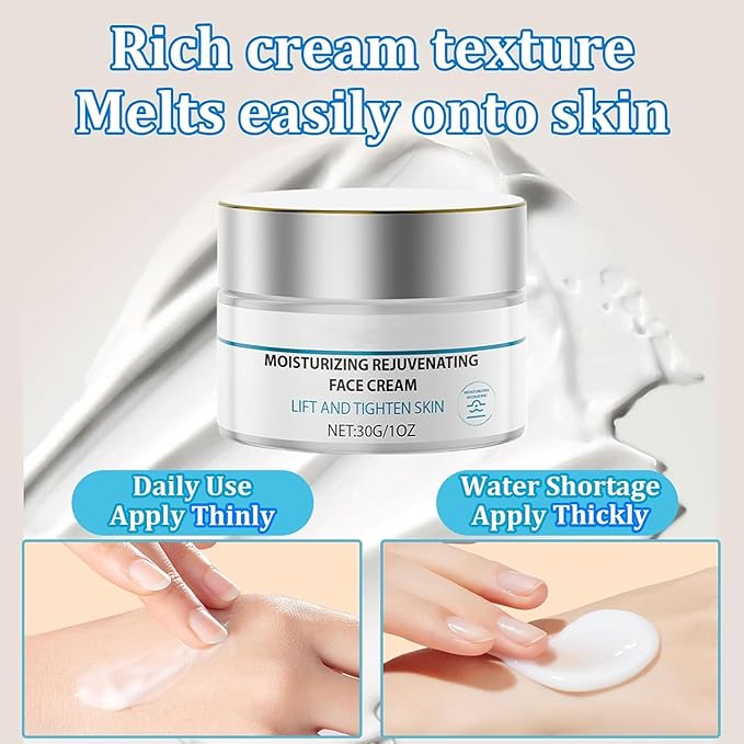 Milaura Beauty Age-Defiance Crème | Collagen & Retinol Moisturizer for Mature Skin Instant Face Lift Cream for Tightening, Firming & Wrinkle Smoothing - Vitamin Enriched, Non-Greasy (2 PCS, 30g)