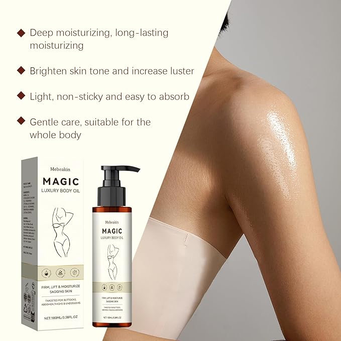 Magic Body Firming Oil,Deep Hydration,Anti-Wrinkle & Tightening skin Treatment,glow remedy oil firm and tighten,Body oil for woman in shower with Vitamin E(1)