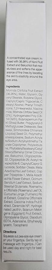 celimax Real Noni Eye Cream | with Noni Extract & Bakuchiol (Retinol), Anti Aging, For Wrinkle, Crows Feet & Under Eye, Dark Circles, Brightening, Hydrating, Sensitive For Skin, 20ml