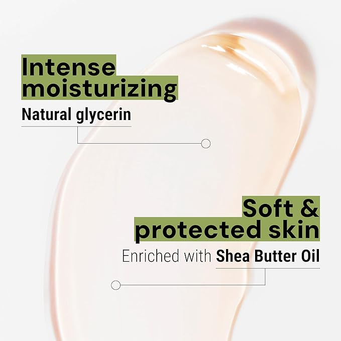 Panier des Sens – Verbena Shower Gel - Foaming Body Wash Women & Men - Moisturizing Body Soap with Shea Oil - 96% Natural Ingredients Body Care - Vegan Liquid Body Wash (8.45 Fl oz)